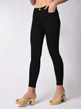 Women's Black Skinny Stretchable Jeans