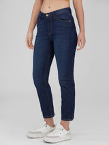 Women's Blue Skinny Stretchable Jeans