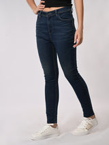 Women's Blue Regular Stretchable Jeans