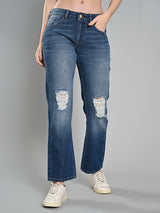 Women's Blue Skinny Stretchable Jeans