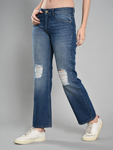 Women's Blue Skinny Stretchable Jeans