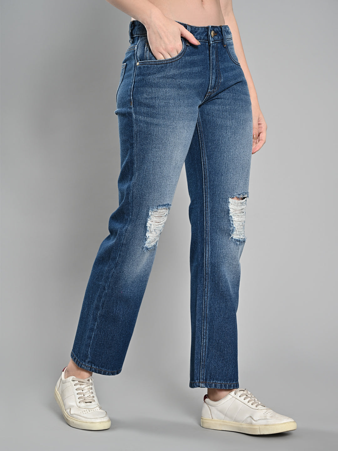 Women's Blue Skinny Stretchable Jeans