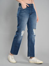 Women's Blue Skinny Stretchable Jeans