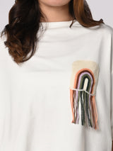 Women's White Casual Solid Half Sleeves Tshirt