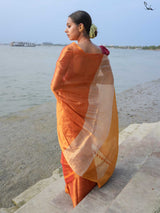 Women's Multicolor Cotton Mul Saree