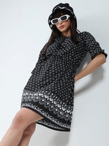 Women's Ethnic Motifs Printed Elasticated Waist Dress