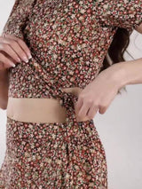 Women's Brown Printed Co-ord Set