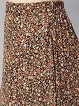 Women's Brown Printed Co-ord Set