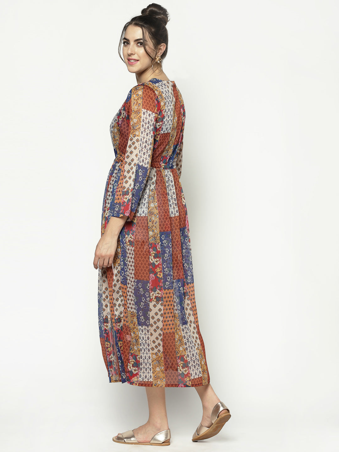 Women's Multicolor Front Tie Up Shrug