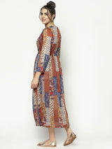 Women's Multicolor Front Tie Up Shrug