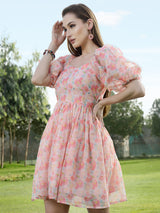Women's Volume Sleeve Party Dress