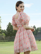 Women's Volume Sleeve Party Dress