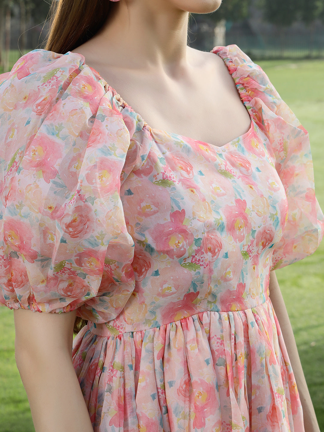 Women's Volume Sleeve Party Dress