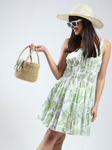 Women's Green Mini Dress
