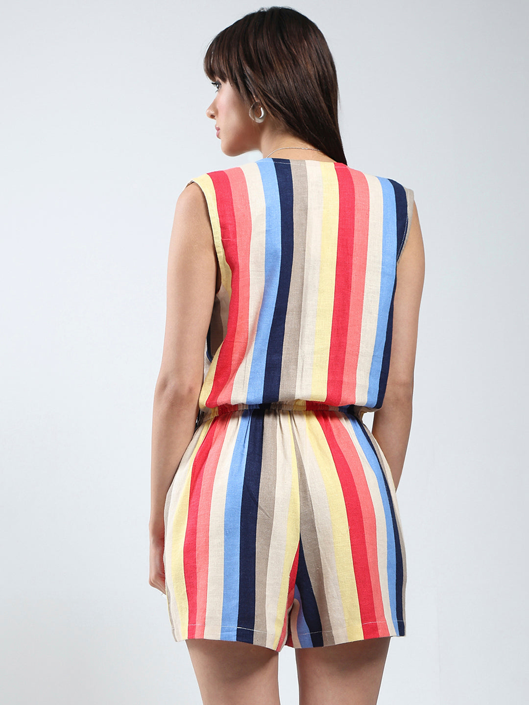 Women's Multicolor Printed Jumpsuit