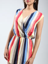 Women's Multicolor Printed Jumpsuit