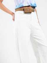 Women's White Casual High Rise Jeans