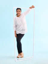 Women's Black Cotton Churidar Legging
