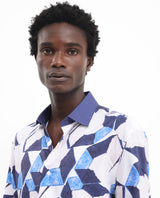 Men's Multicolor Casual Regular Fit Printed Half Sleeves Shirt