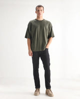 Men's Blue Casual Slim Fit Solid Jeans