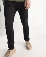 Men's Blue Casual Slim Fit Solid Jeans