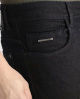 Men's Blue Casual Slim Fit Solid Jeans