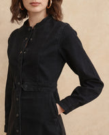 Women's Black Full Sleeves Dress