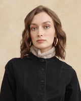 Women's Black Full Sleeves Dress