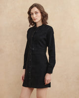 Women's Black Full Sleeves Dress