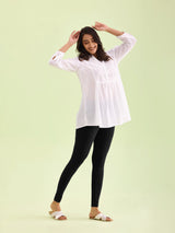Women's Solid Black Slim Fit Ankle Length Legging