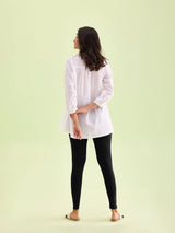 Women's Solid Black Slim Fit Ankle Length Legging