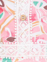 Girls Pink Casual Wear Coordinate Set