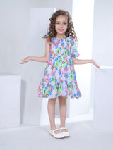 Girls Multicolor Casual Dress
