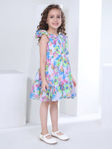 Girls Multicolor Casual Dress