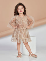 Girls Knee Length Party Dress