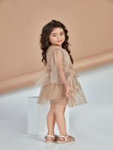 Girls Knee Length Party Dress