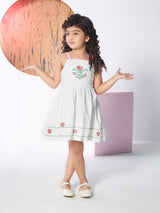Girls Knee Length Casual Dress