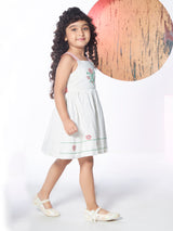 Girls Knee Length Casual Dress