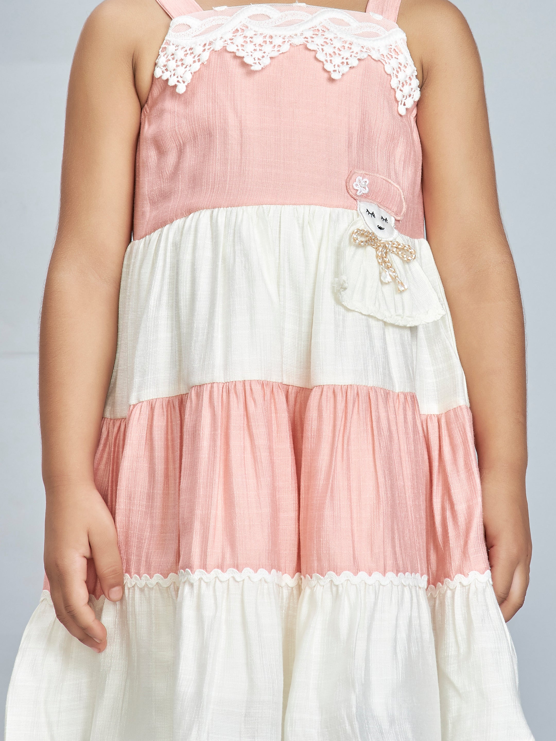 Girls Knee Length Casual Dress