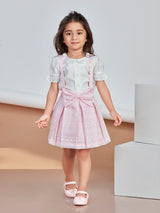 Girls Knee Length Semi Casual Dress