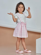 Girls Knee Length Semi Casual Dress