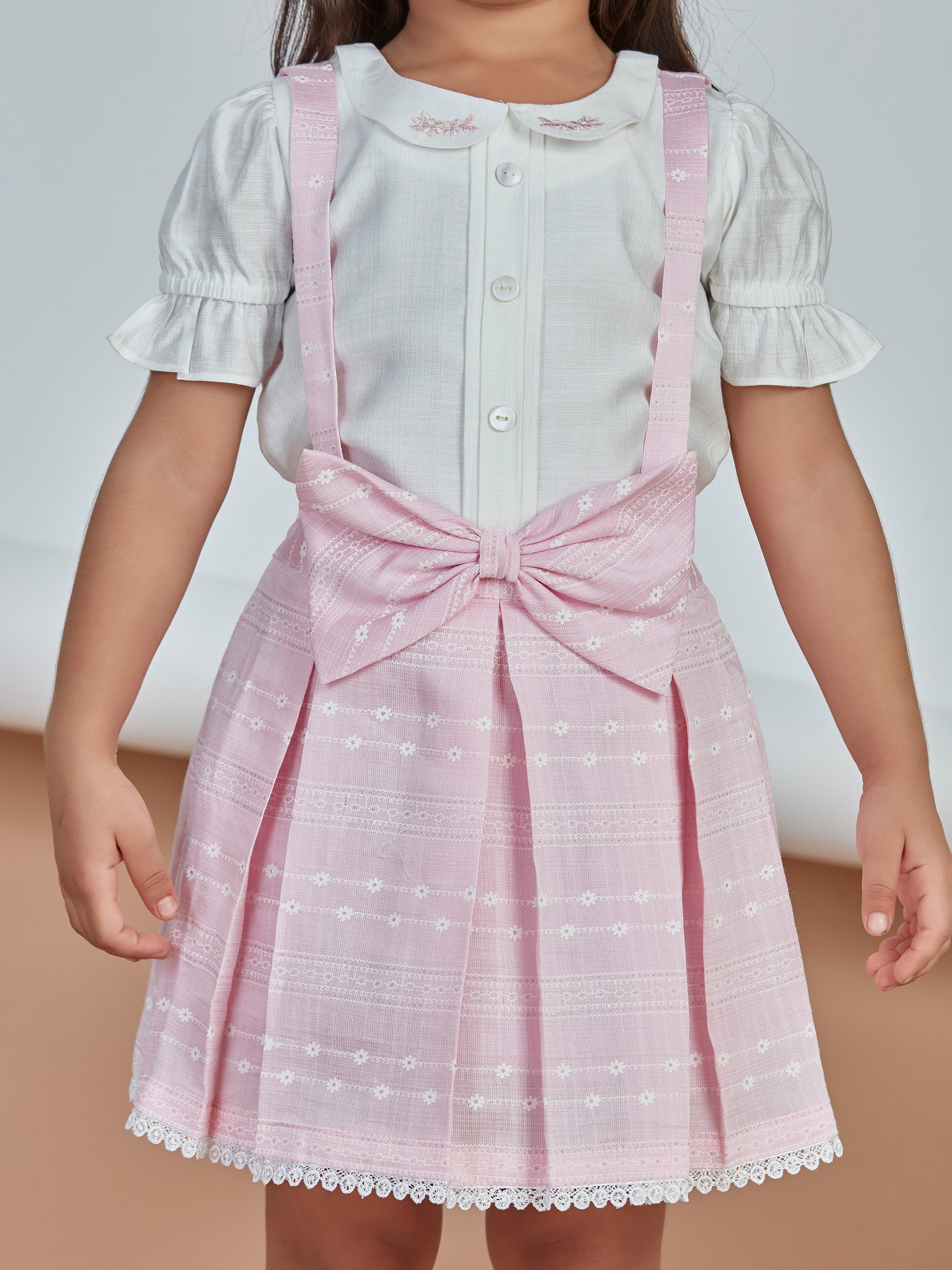 Girls Knee Length Semi Casual Dress