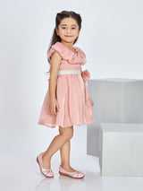 Girls Pink Party Dress