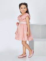 Girls Pink Party Dress
