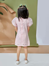 Girls Knee Length Party Dress