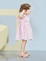Girls Pink Casual Dress