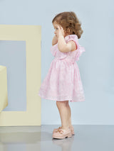 Girls Pink Casual Dress