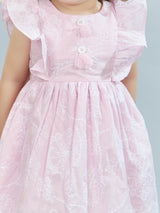 Girls Pink Casual Dress