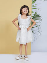 Girls Knee Length Party Dress