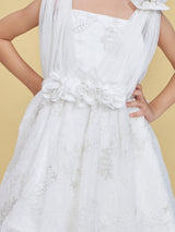 Girls Knee Length Party Dress
